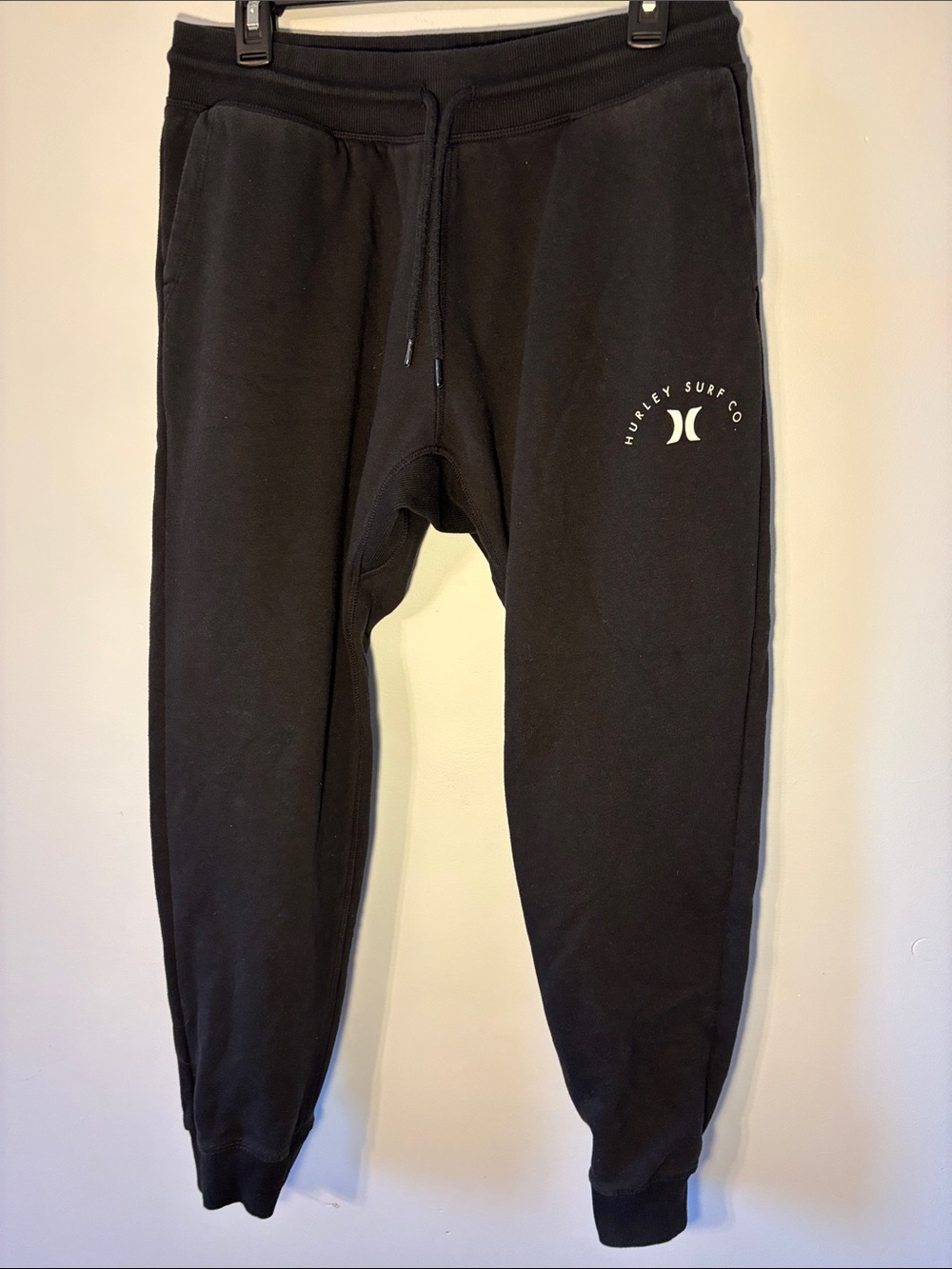 Hurley Black Men’s Logo Joggers